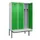 locker met bank,voor scheiding van kleding,HxBxD 2120x1200x815mm,3vak
