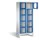 Lockerkast 1850x810x500mm 2x5 vakken Cilinderslot Poten, RAL5010