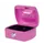 Geldkist Pavo met muntgleuf 125x95x60mm roze