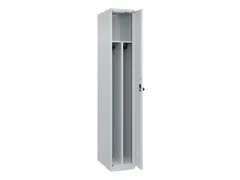 Armoire vestiaire 1850x300x500mm 1 compartiment RAL7035/RAL7035