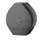 PlastiQline jumborol Toiletpapier dispenser maxi kunststof zwart