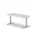 Elektrisch ihv bureau,HxBxD 650-1310x1600x800mm,blad wit