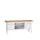werkbank,HxBxD 830-930x2000x600mm,multiplexblad,uitrusting: 2laden