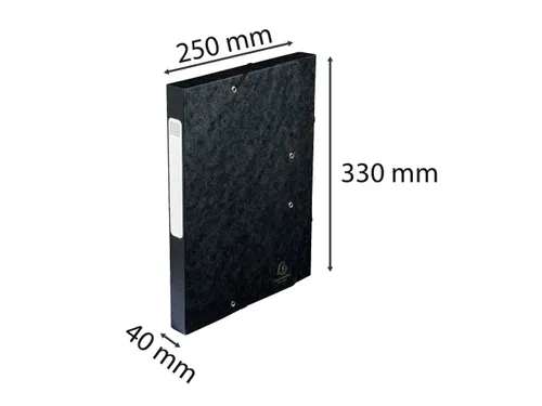 CARTOBOX glanskarton rug 40mm zwart