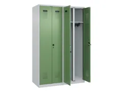 locker voor scheiding van kleding,HxBxD 1850x1200x500mm,4vak