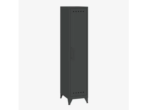 garderobekast,HxBxD 1800x380x510mm,1vak,4voeten,romp antraciet
