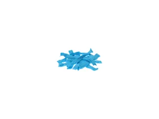 Haarnet CMT clip non-woven L 53cm PP blauw 100 stuks - 6