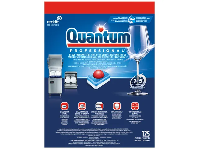 Vaatwastabletten Quantum Pro All-in-one 125 stuks 1+1 Gratis