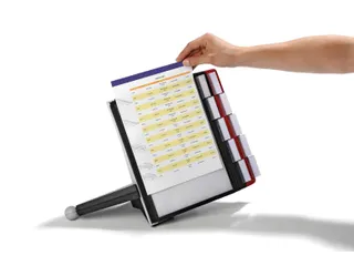 Bureaustandaard Durable 5632 Sherpa met 10-tassen rood/zwart - 2