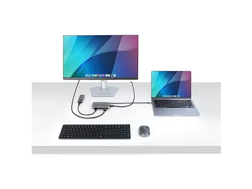 USB-C Multiport Adapter 4K 60Hz HDMI DP 100W PD 3x USB Hub