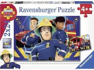 Puzzel Sam helpt je uit de brand 24 stukjes - 1
