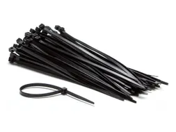 Kabelbinders IEZZY nylon 4.8x200mm D 49.5mm zwart 100 stuks