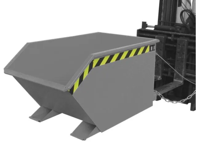 Kiepbak voor spaanders,HxLxB 680x1440x780mm,0,5m³,draagverm. 1000kg