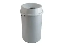 Kunststof Afvalbak met open top 90 Liter Grijs