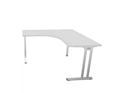 bureau in vrije vorm,HxBxD 740x1400x1400mm,vrije vorm,MP-lichtgrijs