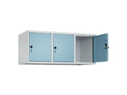 opzetkast,v. locker,3vak.,vak B 400mm,HxBxD 500x1200x500mm