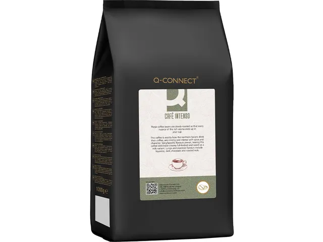 Q-Connect Koffiebonen Café Intenso 1kg Sterke Blend 9/10