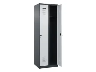 locker,HxBxD 1850x600x500mm,2vak,vak B 300mm,draaigrendel - 2