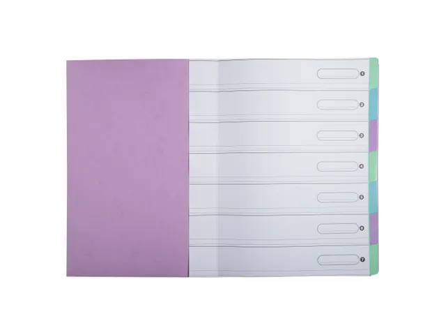 Sorteermap Harmonika 7 Indel A4 AQUAREL