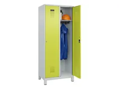 locker,HxBxD 1950x800x500mm,2vak,vak B 400mm,cil.-slot,voeten