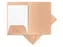 Dossiermap Djois A4 1 klep 250gr chamois