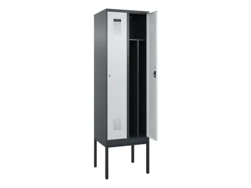 locker voor scheiding van kleding,HxBxD 2120x600x500mm,2vak