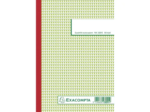 Orderboek Q5x5 21x14 ,8cm 50bl tripli