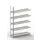 Schroefstelling Aanbouwveld Ral7035 1850x1252x304mm 5legborden 75kg