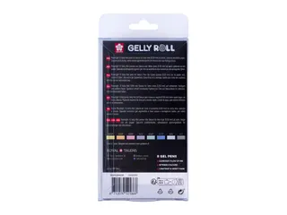 Gelschrijver Sakura Gelly Roll 1.0mm Moonlight 10 Pastel 8 stuks - 6