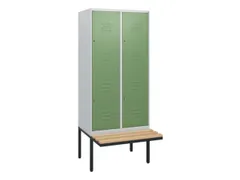 Dubbeldekse dekenkist,HxBxD 1950x800x815mm,2x2vak.,vak B 400mm