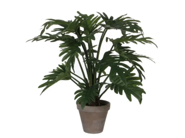 Kunstplant Mica Philodendron selloum groen in pot 50x60cm