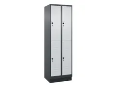 dubbeldekse locker,HxBxD 1950x600x500mm,2x2vak.,vak B 300mm