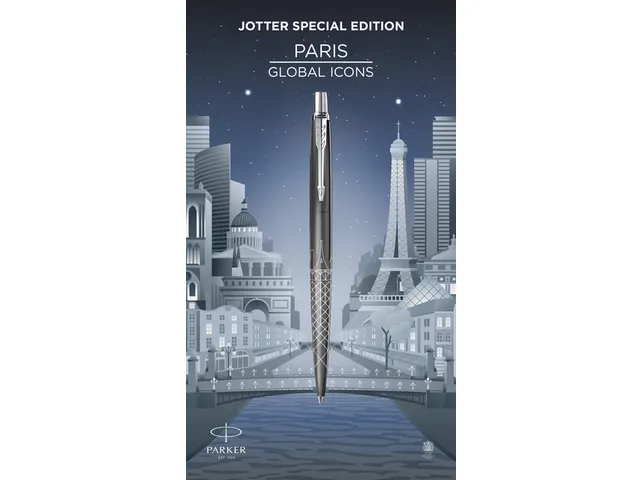 Balpen Parker Jotter special edition Paris grey CT medium