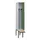 locker met bank,voor scheiding van kleding,HxBxD 2120x300x815mm,1vak