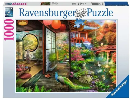 Puzzel Ravensburger Theehuis Japanse tuin 1000 stukjes