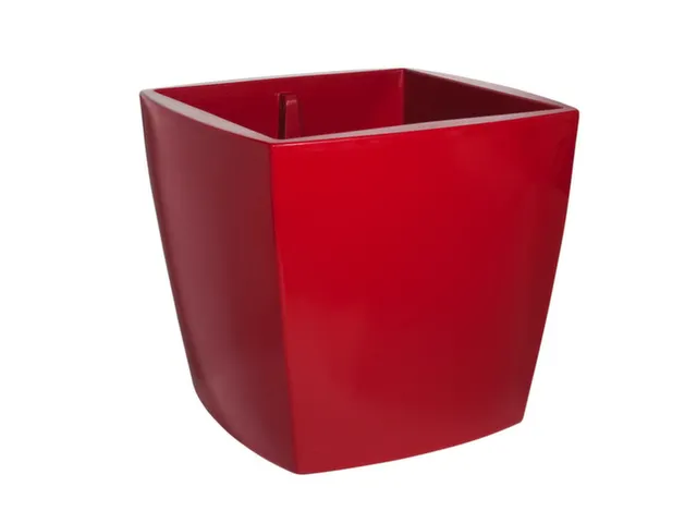 jardinière,trapézoïdal,PE,rouge rubis,HxlxP 900x1000x1000mm