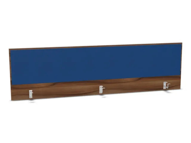 opzetpaneel bureau aanbouw achter NP-tiepolo nut BN6016-blauw 2000mm