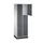 lockerkast,RAL 7035/RAL 7021,HxBxD 1950x620x500mm,2x3vakken,cil.-slot