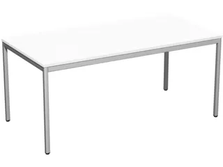 Bureau Hxbxd 720x1600x800mm Bladdecor Wit Frame Ral9006 - 1