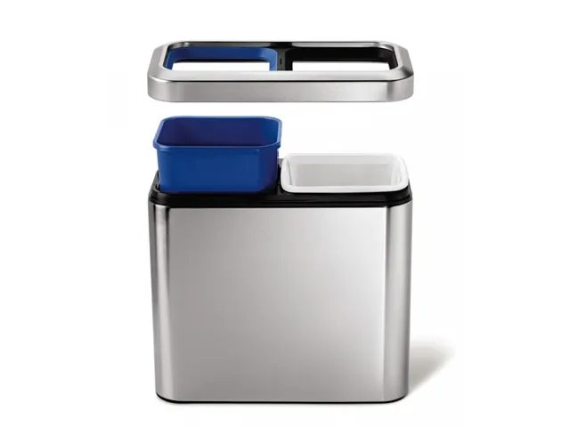 Slim Open Recycler 20 Liter Rvs