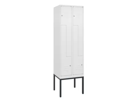 armoire vestiaire Z HxlxP 2120x600x500mm larg. compart. 150/300mm