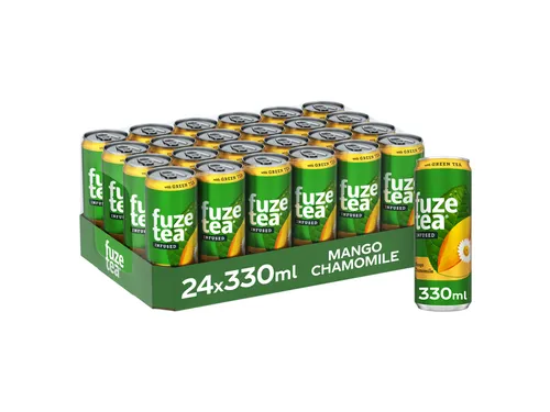 Frisdrank Fuze Tea Green Tea mango chamomile blik 330ml