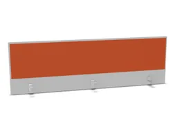 opzetpaneel bureau aanbouw achter MP-lichtgrijs BN3012-oranje 1800mm
