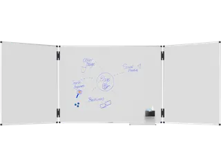 Legamaster UNITE PLUS Whiteboard conference unit 90x120cm - 2