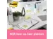 Memoblok Post-it Z-Note R350 76x127mm geel 12 stuks