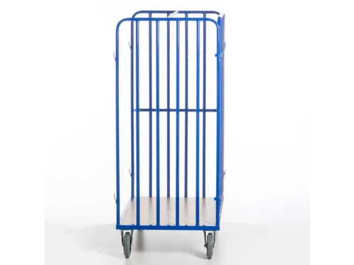 pakketwagen,draagverm. 600kg,laadvl. LxB 1200x770mm,houtetage,RAL5010