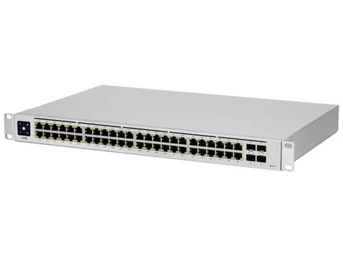 Usw-48-Poe Ubiquiti Unifi Switch Standalone 48xRJ45 4xSFP+ zilver mana