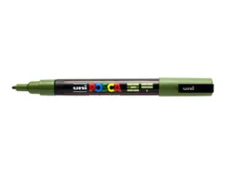 Verfstift Posca PC3M Fijne punt 0,9-1,3mm Kaki