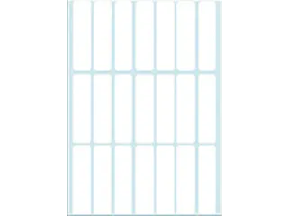HERMA 2370 Universele etiketten 13x50mm Wit 672 stuks - 2