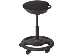Rolly Ergonomische Zit-Stahulp zwart